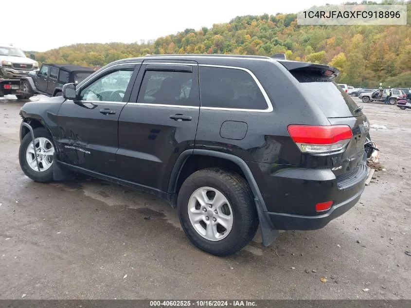 2015 Jeep Grand Cherokee Laredo VIN: 1C4RJFAGXFC918896 Lot: 40602525