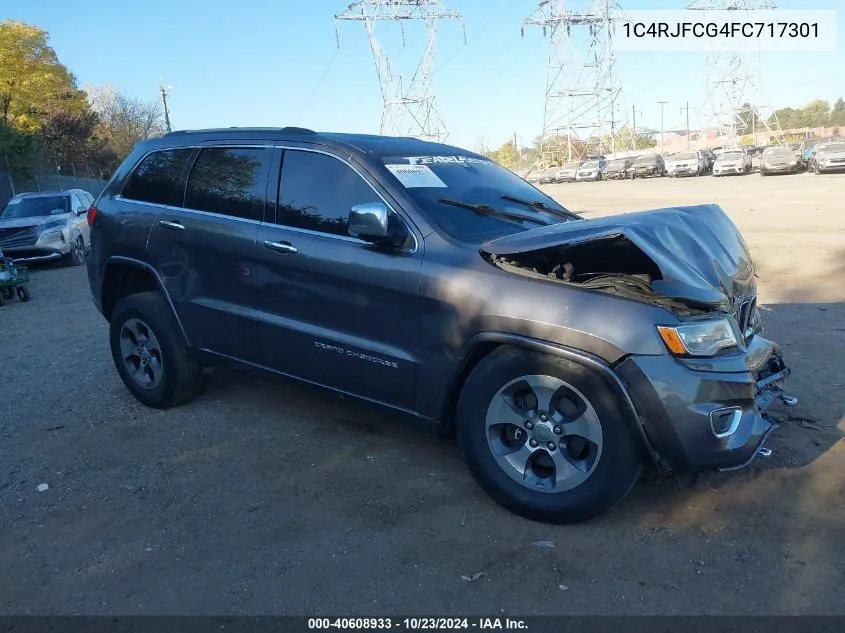 1C4RJFCG4FC717301 2015 Jeep Grand Cherokee Overland