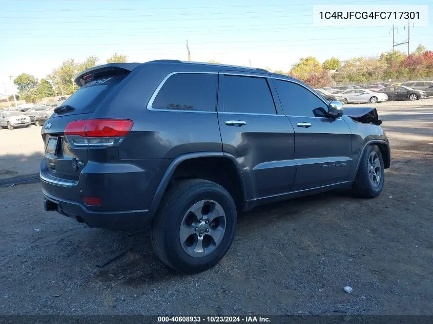 1C4RJFCG4FC717301 2015 Jeep Grand Cherokee Overland