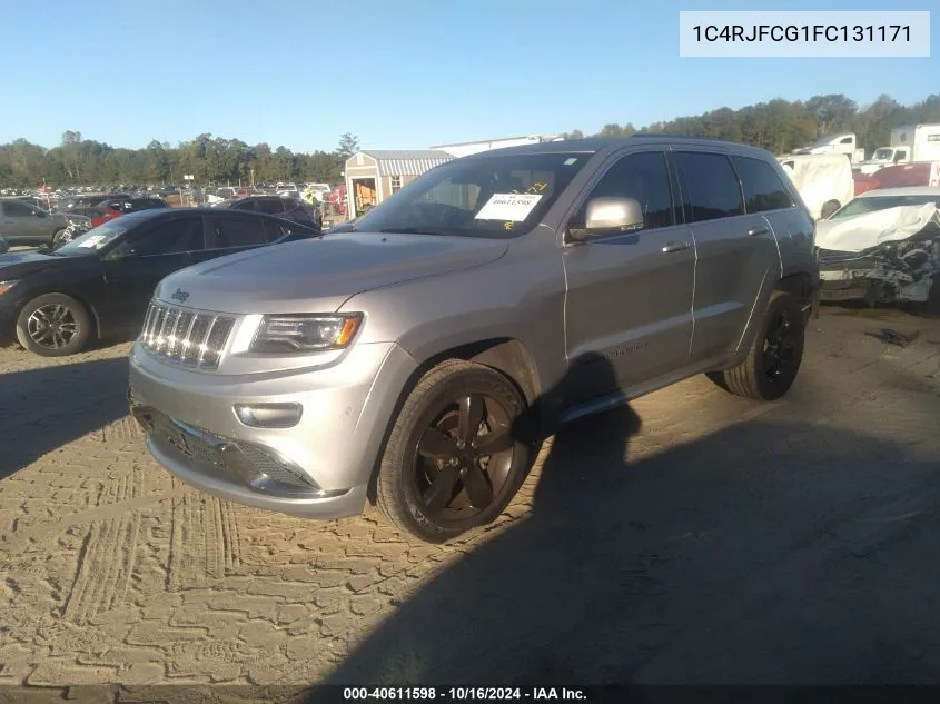 2015 Jeep Grand Cherokee High Altitude VIN: 1C4RJFCG1FC131171 Lot: 40611598