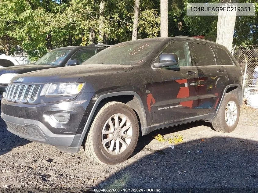 2015 Jeep Grand Cherokee Laredo VIN: 1C4RJEAG9FC219351 Lot: 40627608