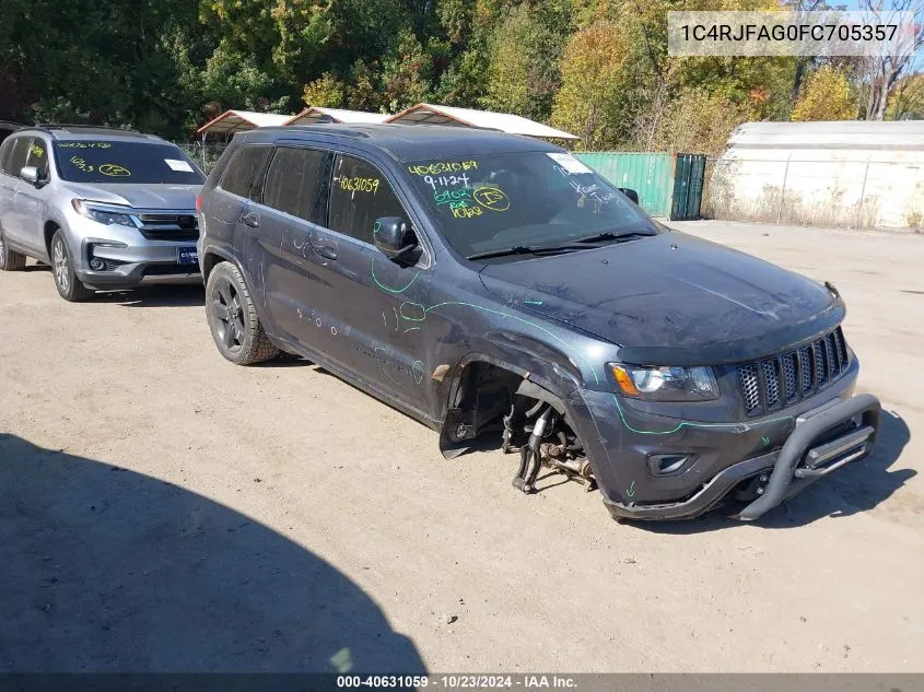 2015 Jeep Grand Cherokee Altitude VIN: 1C4RJFAG0FC705357 Lot: 40631059