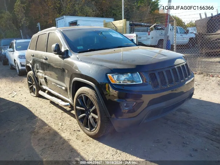 2015 Jeep Grand Cherokee Laredo VIN: 1C4RJFAG0FC166366 Lot: 40631607