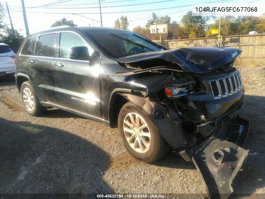 2015 Jeep Grand Cherokee Laredo VIN: 1C4RJFAG5FC677068 Lot: 40632194