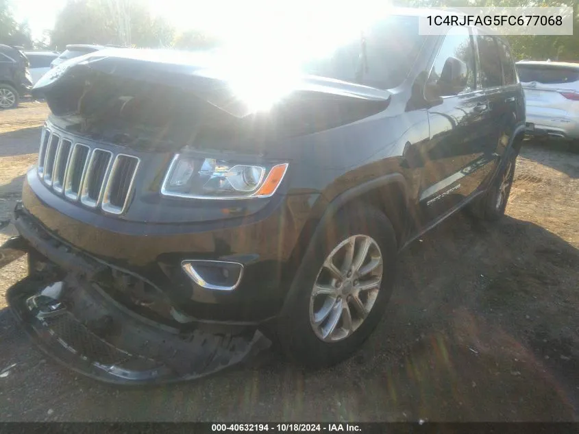 2015 Jeep Grand Cherokee Laredo VIN: 1C4RJFAG5FC677068 Lot: 40632194