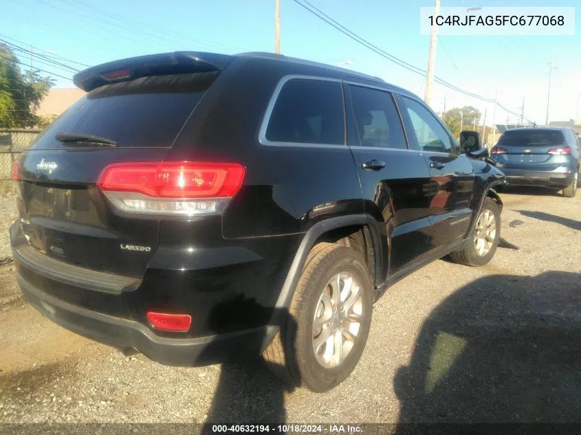 2015 Jeep Grand Cherokee Laredo VIN: 1C4RJFAG5FC677068 Lot: 40632194