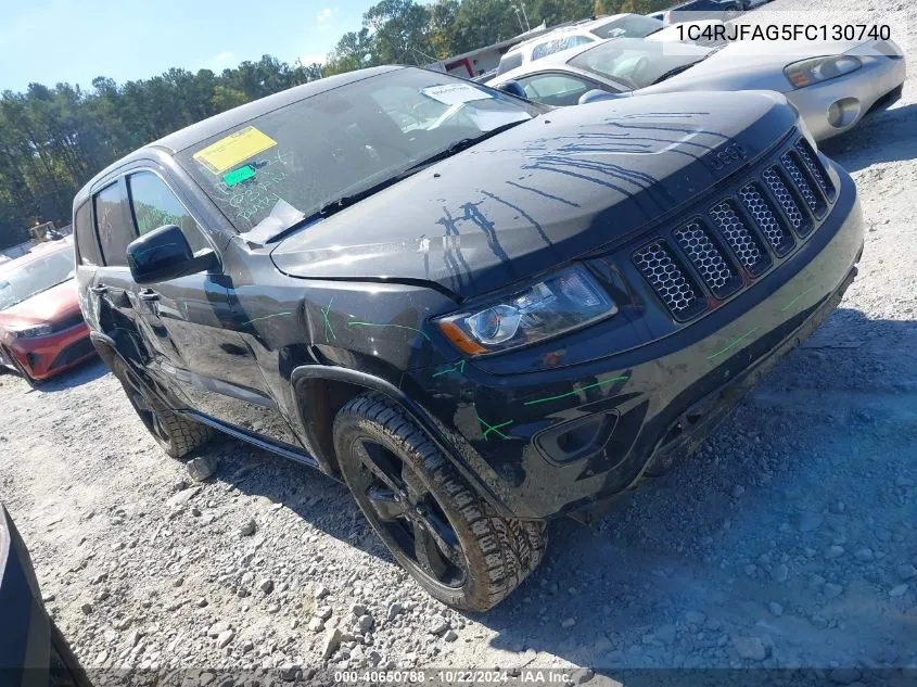 2015 Jeep Grand Cherokee Altitude VIN: 1C4RJFAG5FC130740 Lot: 40650788