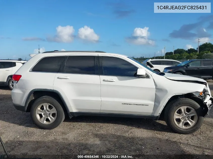 2015 Jeep Grand Cherokee Laredo VIN: 1C4RJEAG2FC825431 Lot: 40654346