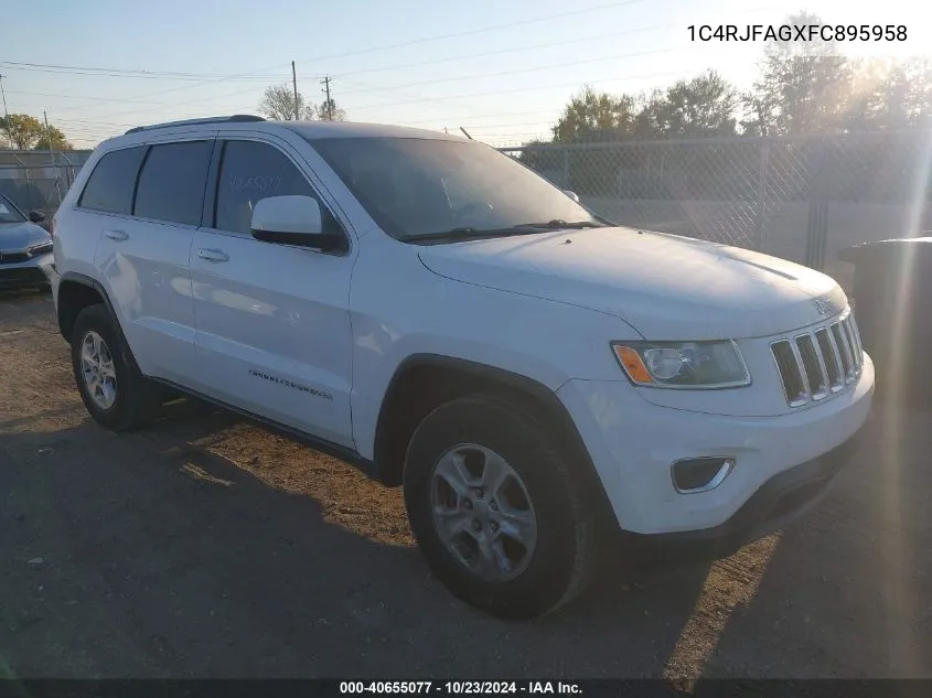 2015 Jeep Grand Cherokee Laredo VIN: 1C4RJFAGXFC895958 Lot: 40655077