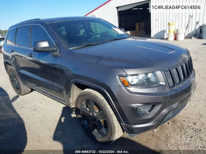 2015 Jeep Grand Cherokee Altitude VIN: 1C4RJEAG4FC614506 Lot: 40663732