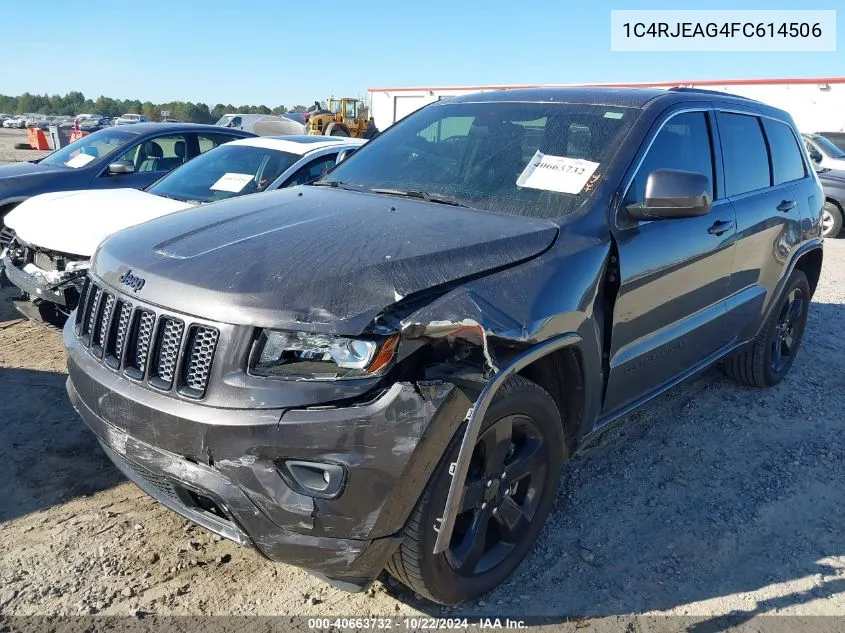 2015 Jeep Grand Cherokee Altitude VIN: 1C4RJEAG4FC614506 Lot: 40663732