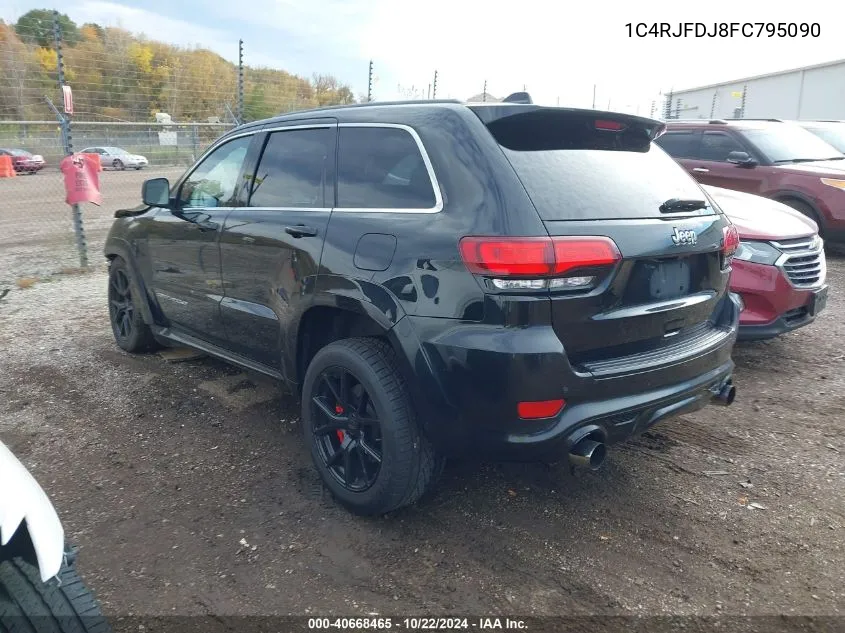 2015 Jeep Grand Cherokee Srt VIN: 1C4RJFDJ8FC795090 Lot: 40668465