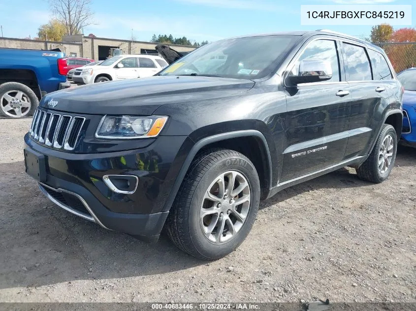 2015 Jeep Grand Cherokee Limited VIN: 1C4RJFBGXFC845219 Lot: 40683446