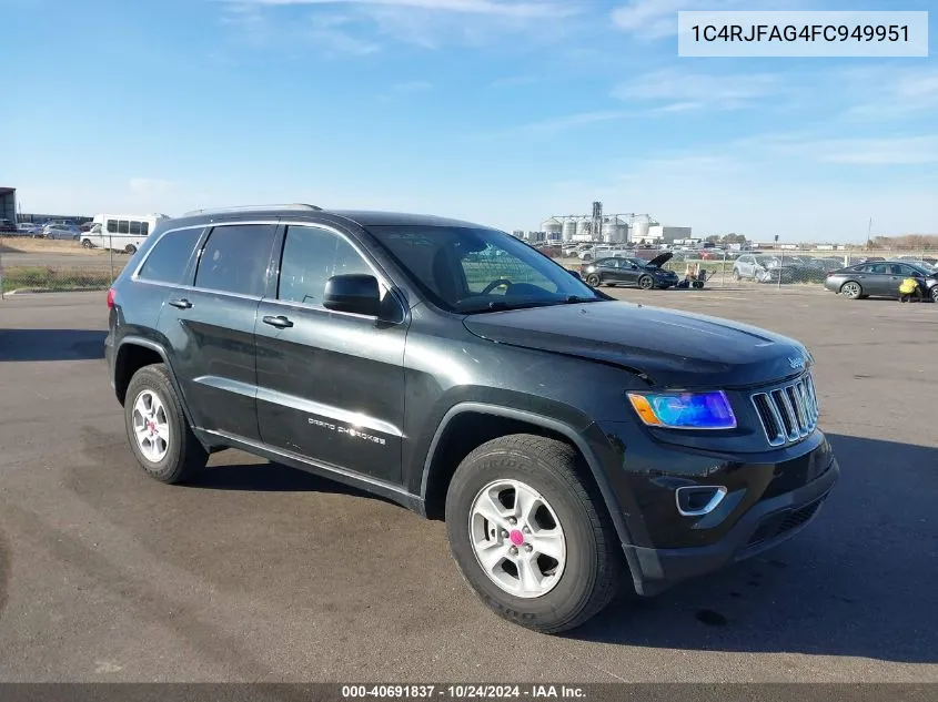 2015 Jeep Grand Cherokee Laredo VIN: 1C4RJFAG4FC949951 Lot: 40691837