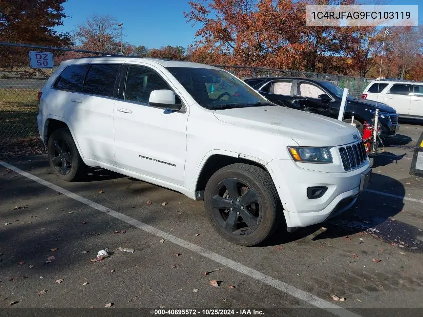 2015 Jeep Grand Cherokee Altitude VIN: 1C4RJFAG9FC103119 Lot: 40695572