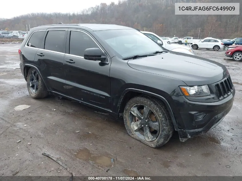 2015 Jeep Grand Cherokee Altitude VIN: 1C4RJFAG6FC649909 Lot: 40700178