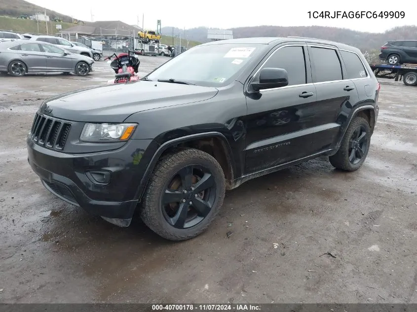 2015 Jeep Grand Cherokee Altitude VIN: 1C4RJFAG6FC649909 Lot: 40700178