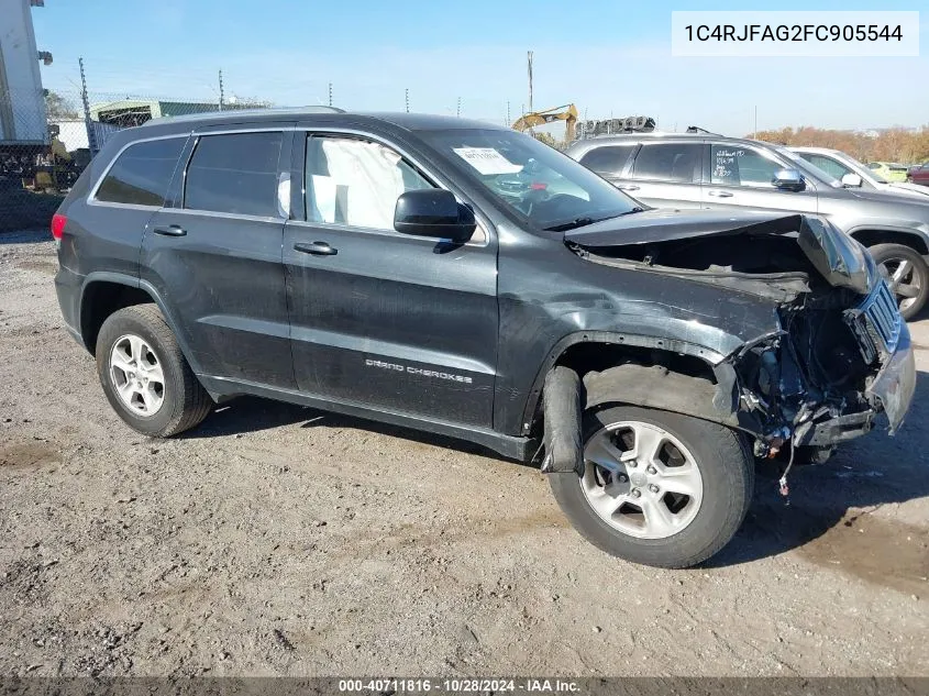 2015 Jeep Grand Cherokee Laredo VIN: 1C4RJFAG2FC905544 Lot: 40711816