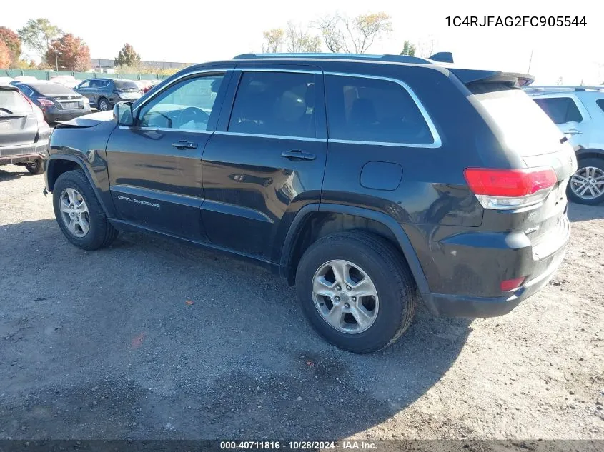 2015 Jeep Grand Cherokee Laredo VIN: 1C4RJFAG2FC905544 Lot: 40711816