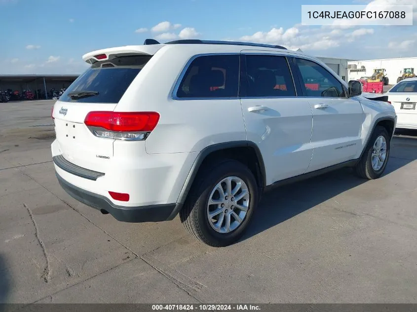 2015 Jeep Grand Cherokee Laredo VIN: 1C4RJEAG0FC167088 Lot: 40718424