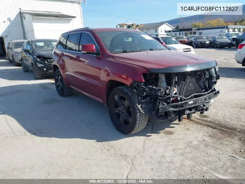 2015 Jeep Grand Cherokee High Altitude VIN: 1C4RJFCG8FC112827 Lot: 40722982