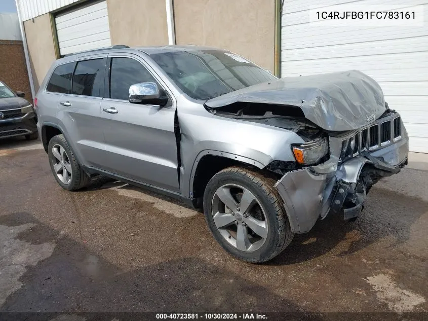 2015 Jeep Grand Cherokee Limited VIN: 1C4RJFBG1FC783161 Lot: 40723581