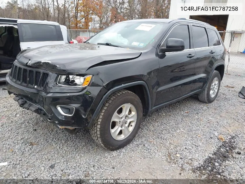 2015 Jeep Grand Cherokee Laredo VIN: 1C4RJFAG1FC787258 Lot: 40734108