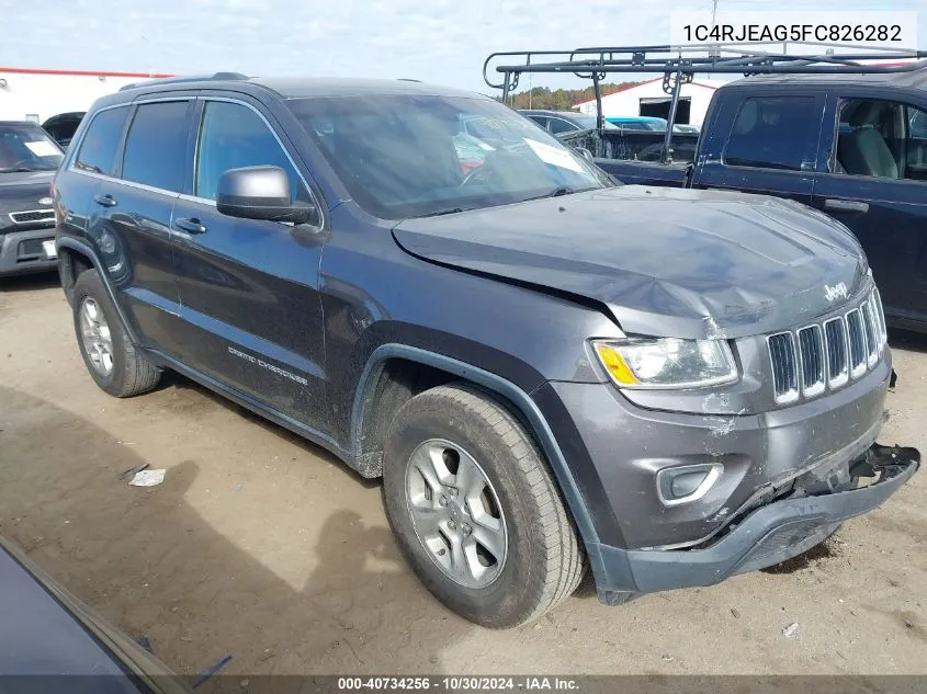 2015 Jeep Grand Cherokee Laredo VIN: 1C4RJEAG5FC826282 Lot: 40734256