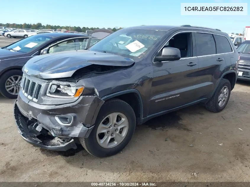 2015 Jeep Grand Cherokee Laredo VIN: 1C4RJEAG5FC826282 Lot: 40734256