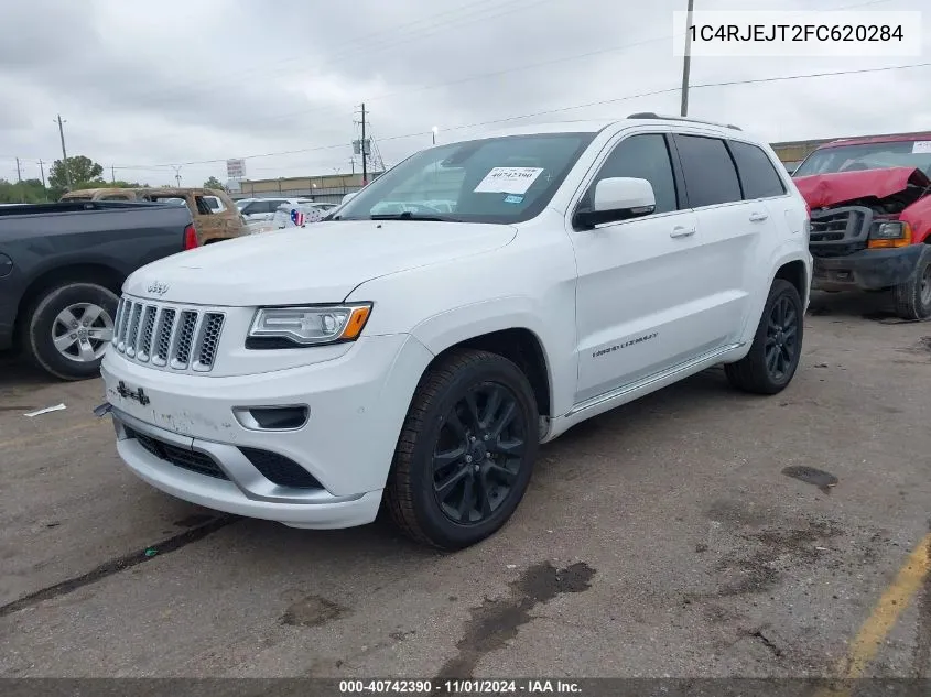 2015 Jeep Grand Cherokee Summit VIN: 1C4RJEJT2FC620284 Lot: 40742390