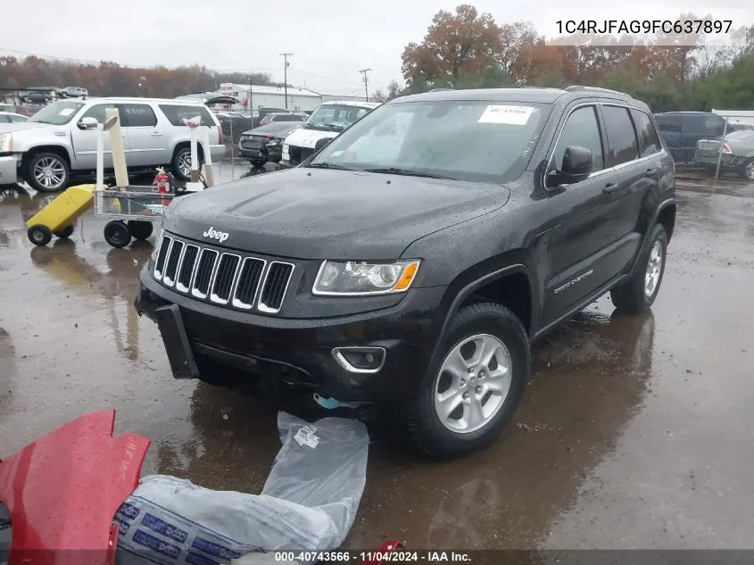 2015 Jeep Grand Cherokee Laredo VIN: 1C4RJFAG9FC637897 Lot: 40743566