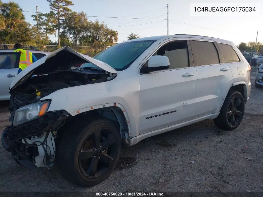 2015 Jeep Grand Cherokee Altitude VIN: 1C4RJEAG6FC175034 Lot: 40750620