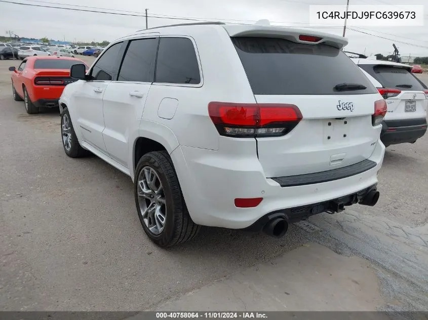 2015 Jeep Grand Cherokee Srt VIN: 1C4RJFDJ9FC639673 Lot: 40758064