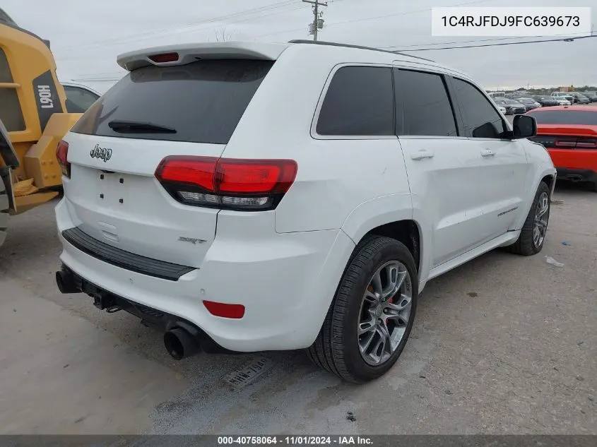 2015 Jeep Grand Cherokee Srt VIN: 1C4RJFDJ9FC639673 Lot: 40758064