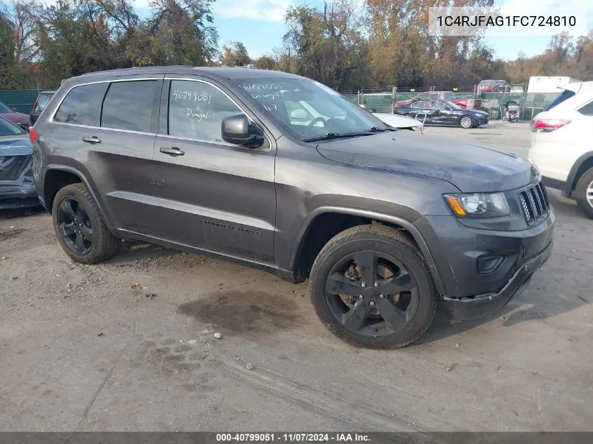 2015 Jeep Grand Cherokee Altitude VIN: 1C4RJFAG1FC724810 Lot: 40799051