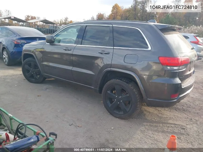 2015 Jeep Grand Cherokee Altitude VIN: 1C4RJFAG1FC724810 Lot: 40799051