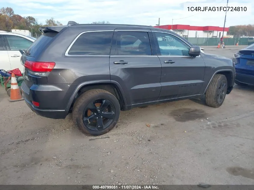 2015 Jeep Grand Cherokee Altitude VIN: 1C4RJFAG1FC724810 Lot: 40799051