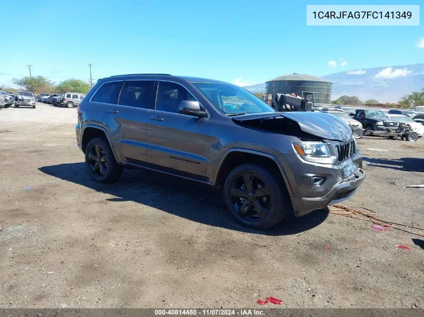 2015 Jeep Grand Cherokee Altitude VIN: 1C4RJFAG7FC141349 Lot: 40814480