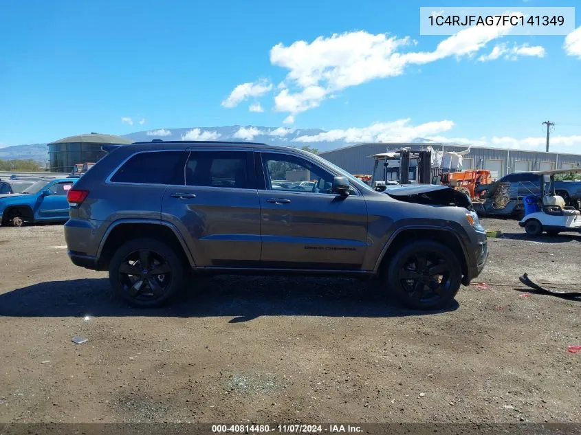 2015 Jeep Grand Cherokee Altitude VIN: 1C4RJFAG7FC141349 Lot: 40814480