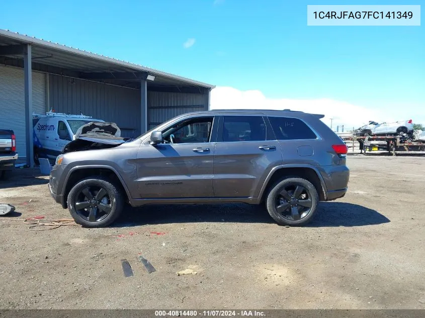 2015 Jeep Grand Cherokee Altitude VIN: 1C4RJFAG7FC141349 Lot: 40814480