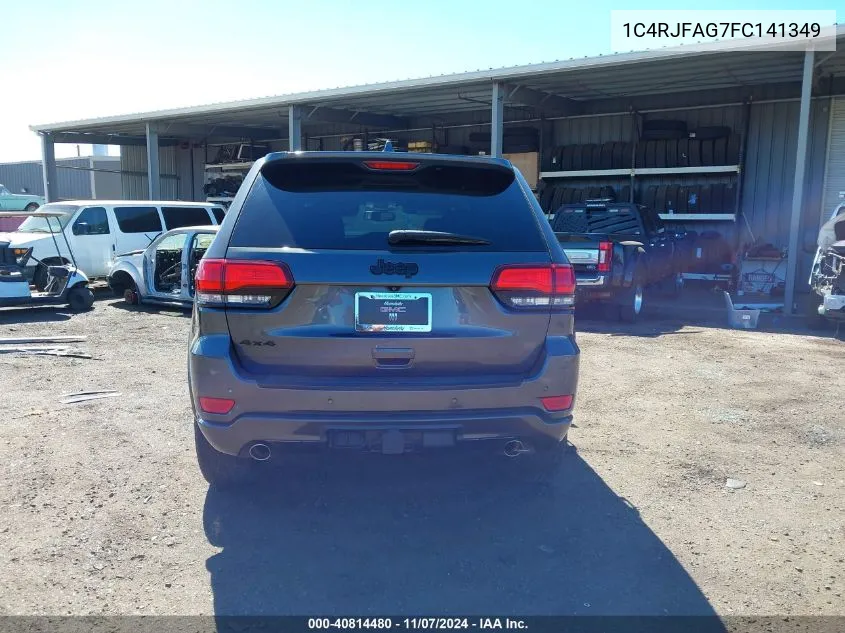 2015 Jeep Grand Cherokee Altitude VIN: 1C4RJFAG7FC141349 Lot: 40814480