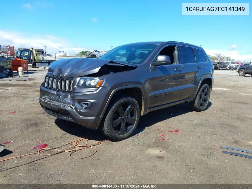 2015 Jeep Grand Cherokee Altitude VIN: 1C4RJFAG7FC141349 Lot: 40814480