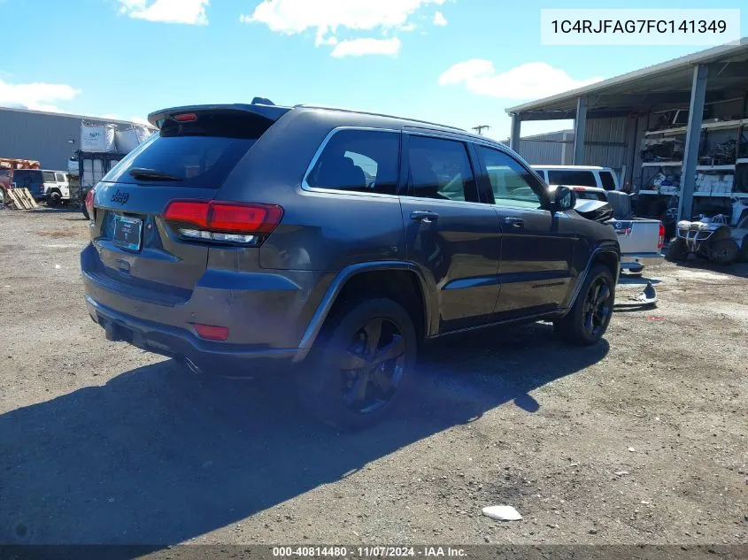 2015 Jeep Grand Cherokee Altitude VIN: 1C4RJFAG7FC141349 Lot: 40814480