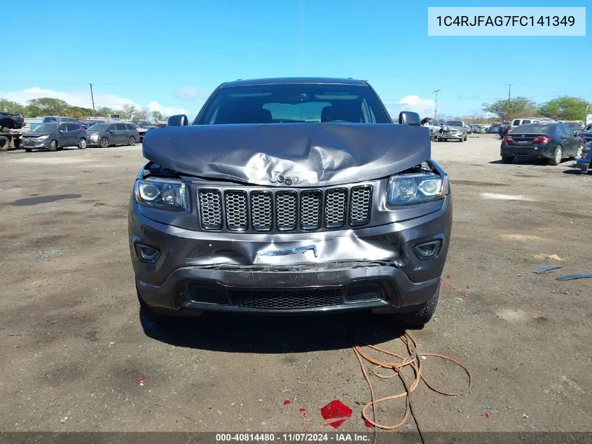 2015 Jeep Grand Cherokee Altitude VIN: 1C4RJFAG7FC141349 Lot: 40814480