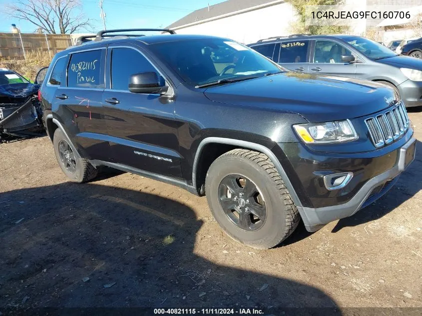 2015 Jeep Grand Cherokee Laredo VIN: 1C4RJEAG9FC160706 Lot: 40821115