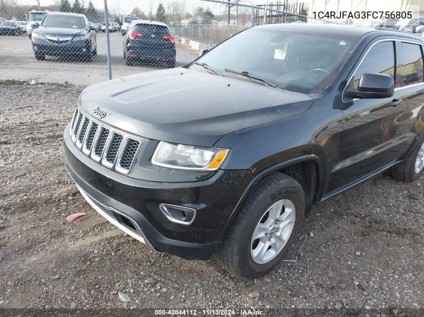 1C4RJFAG3FC756805 2015 Jeep Grand Cherokee Laredo