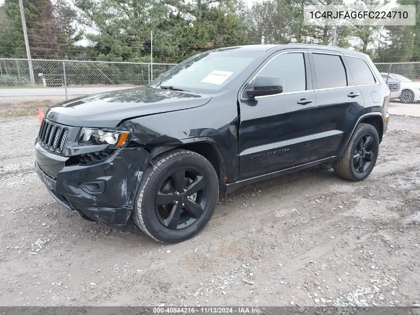 2015 Jeep Grand Cherokee Altitude VIN: 1C4RJFAG6FC224710 Lot: 40844216