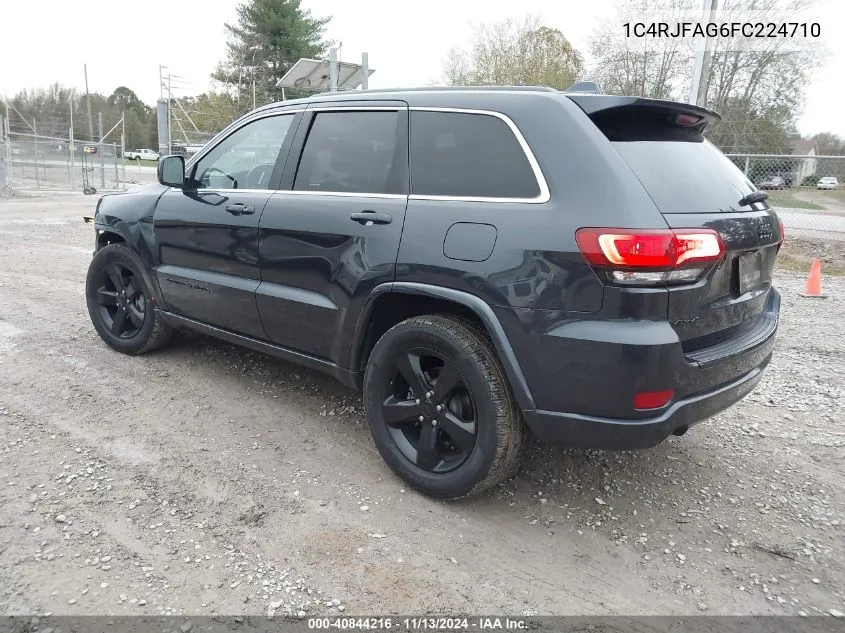 2015 Jeep Grand Cherokee Altitude VIN: 1C4RJFAG6FC224710 Lot: 40844216