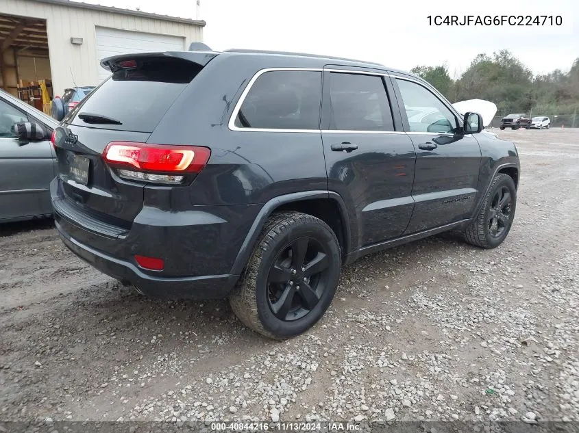 2015 Jeep Grand Cherokee Altitude VIN: 1C4RJFAG6FC224710 Lot: 40844216