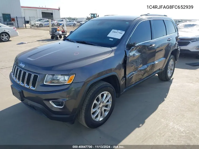 1C4RJFAG8FC652939 2015 Jeep Grand Cherokee Laredo